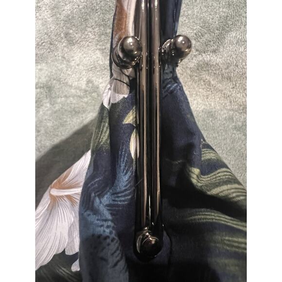 VTG Hawaiian Aloha Print Cotton Barkcloth Luau Hand Bag Retro 10x9 - Picture 4 of 9